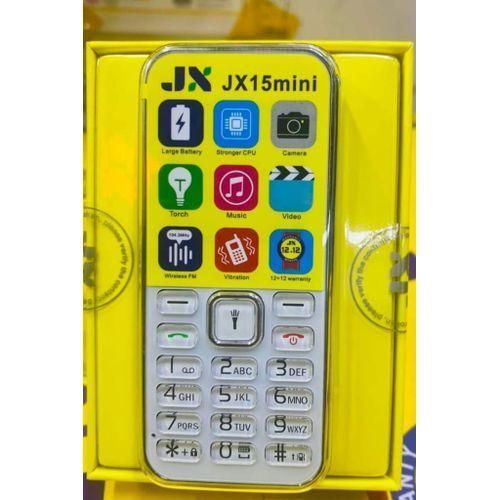 Jx 15 Mini 1.44 Inch Dual SIM Wireless FM 1500 MAh Battery Facebook MP3/MP4 Support