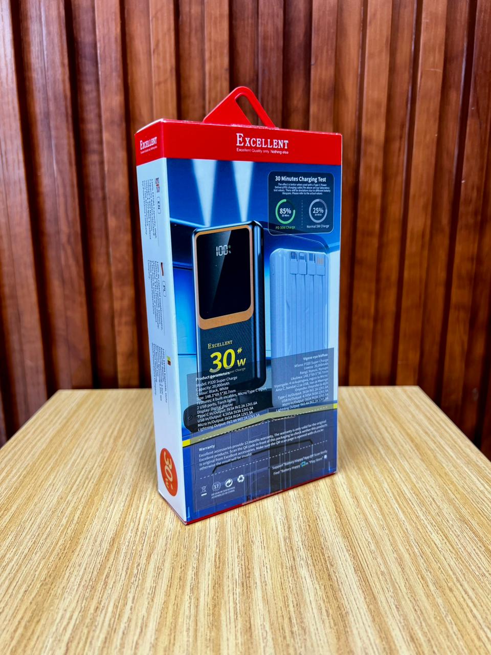 EXCELLENT POWER BANK P320 SUPER CHARGE 20000 MAh