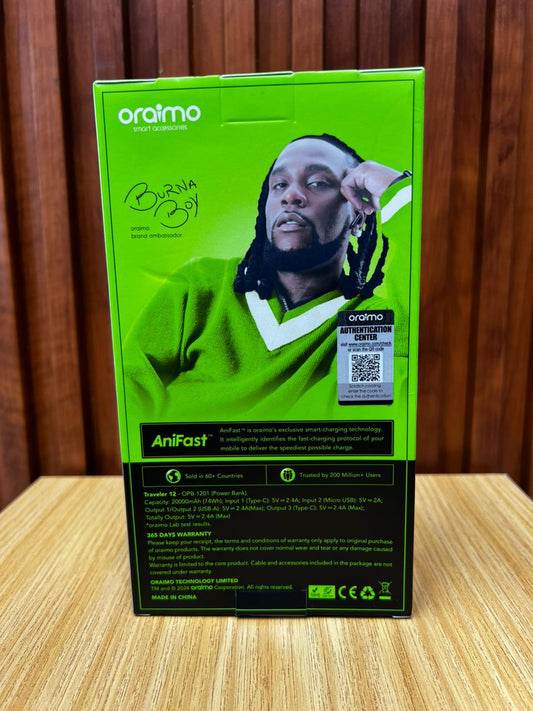 Oraimo Traveler 12 20000mAh 12W Power Bank