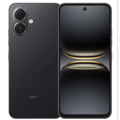 Tecno POP 10, 6.67'', 64GB +3GB RAM (+3GB Extended) (Dual SIM), 5000MAh - Black (1YR WRTY)