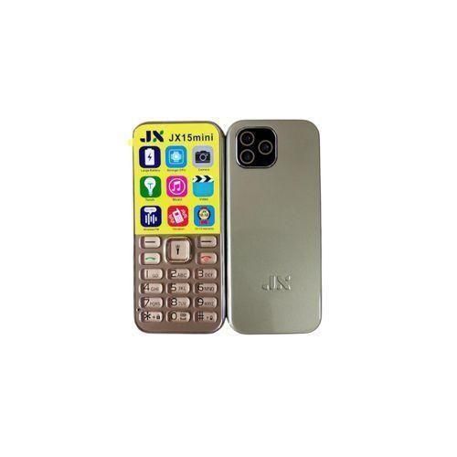 Jx 15 Mini 1.44 Inch Dual SIM Wireless FM 1500 MAh Battery Facebook MP3/MP4 Support