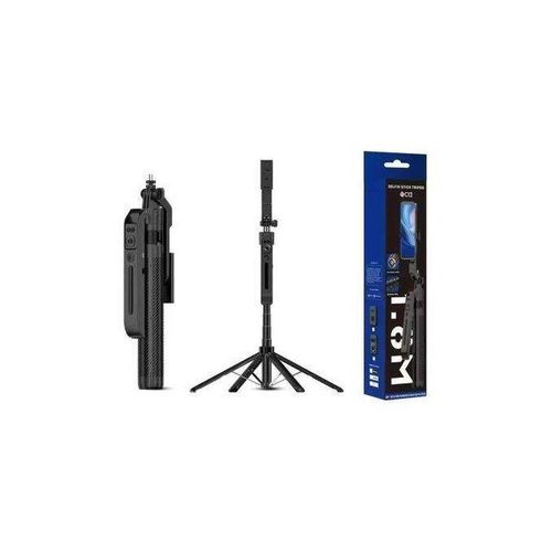 C12 AI Tracking Tripod - 360° Rotation, Gesture Control, 1.8M Height, Bluetooth Remote, Black