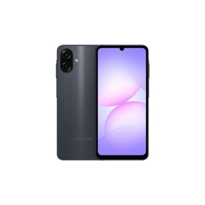 Samsung Galaxy A07 4G, 6.7", 64GB + 4GB RAM (Dual SIM), 5000mAh, Black (2YRs WRTY) + FREE Back cover & Adapter