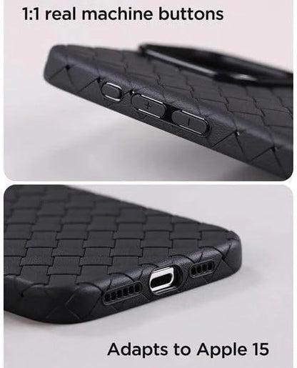 Joyroom JR-BP005 Magnetic protection Case Designed With Braided Design And Dirt Resistant Without Discoloration Fits Iphone14 Pro - Black