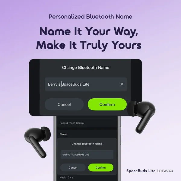 oraimo SpaceBuds Lite Sound360 Anti-Lost True Wireless Earbuds