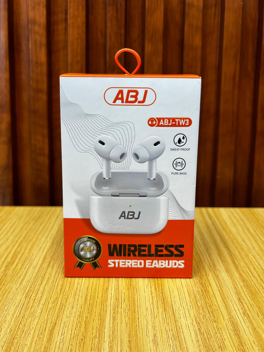 Earpods, Wireless Earduds ABJ White