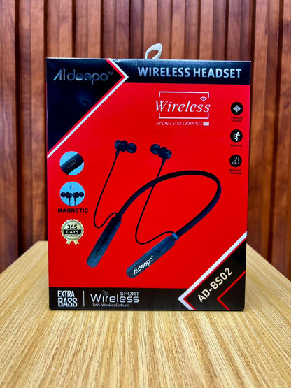 Aldeepo AD-BS02 Magnetic Wireless Sports Neckband