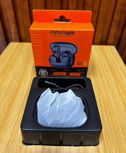 Amaya FreeBuds Pro ATW-323 Wireless Earbuds, Black