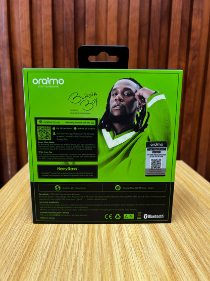 oraimo SpaceBuds Hybrid ANC True Wireless Earbuds Customized Voice Prompt