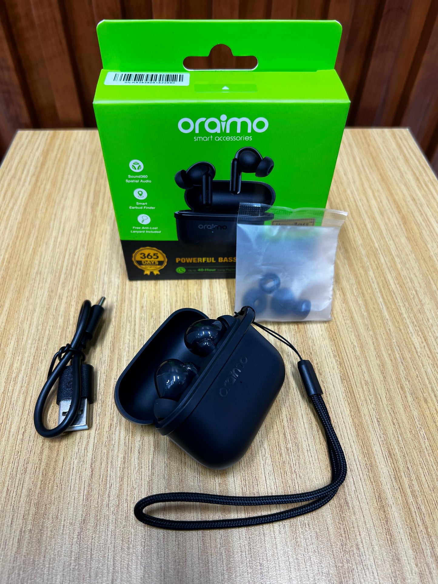 oraimo SpaceBuds Lite Sound360 Anti-Lost True Wireless Earbuds