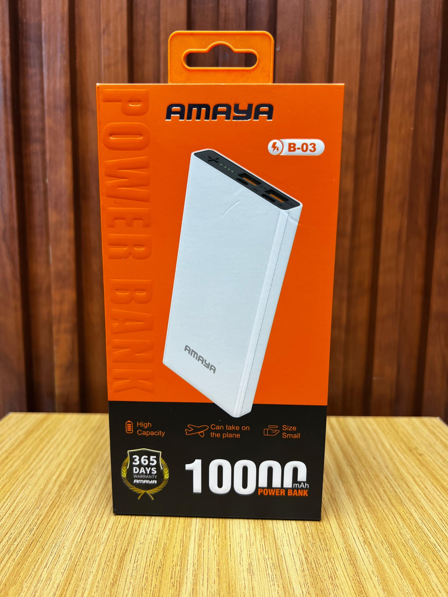 Amaya B-03 power bank 10000mAh fast charging - Blue