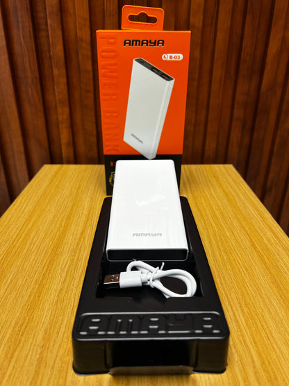 Amaya B-03 power bank 10000mAh fast charging - Blue
