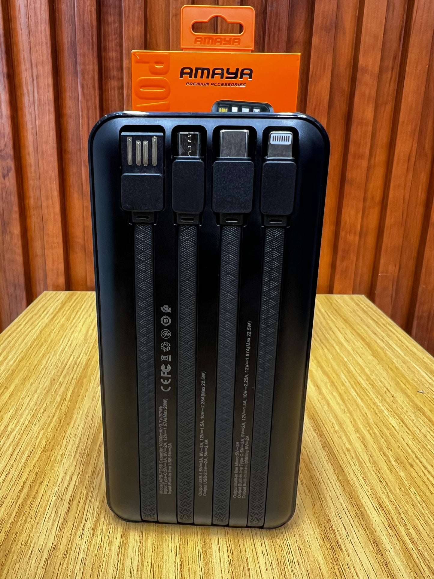 Amaya 10000mAh 22.5W Power Bank, APB-FD56, black