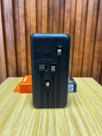 Amaya APB-P119 Power Bank 10000mAh, Power Bank With Charging Cables