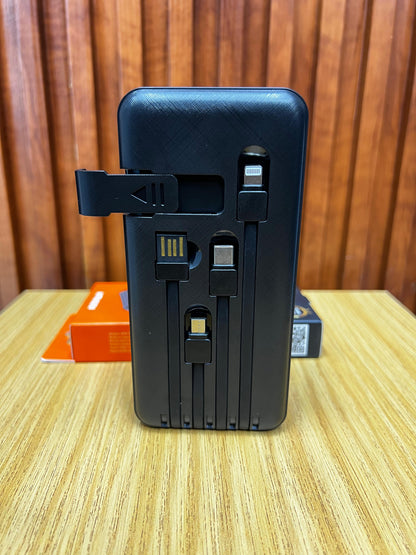 Amaya APB-P119 Power Bank 10000mAh, Power Bank With Charging Cables