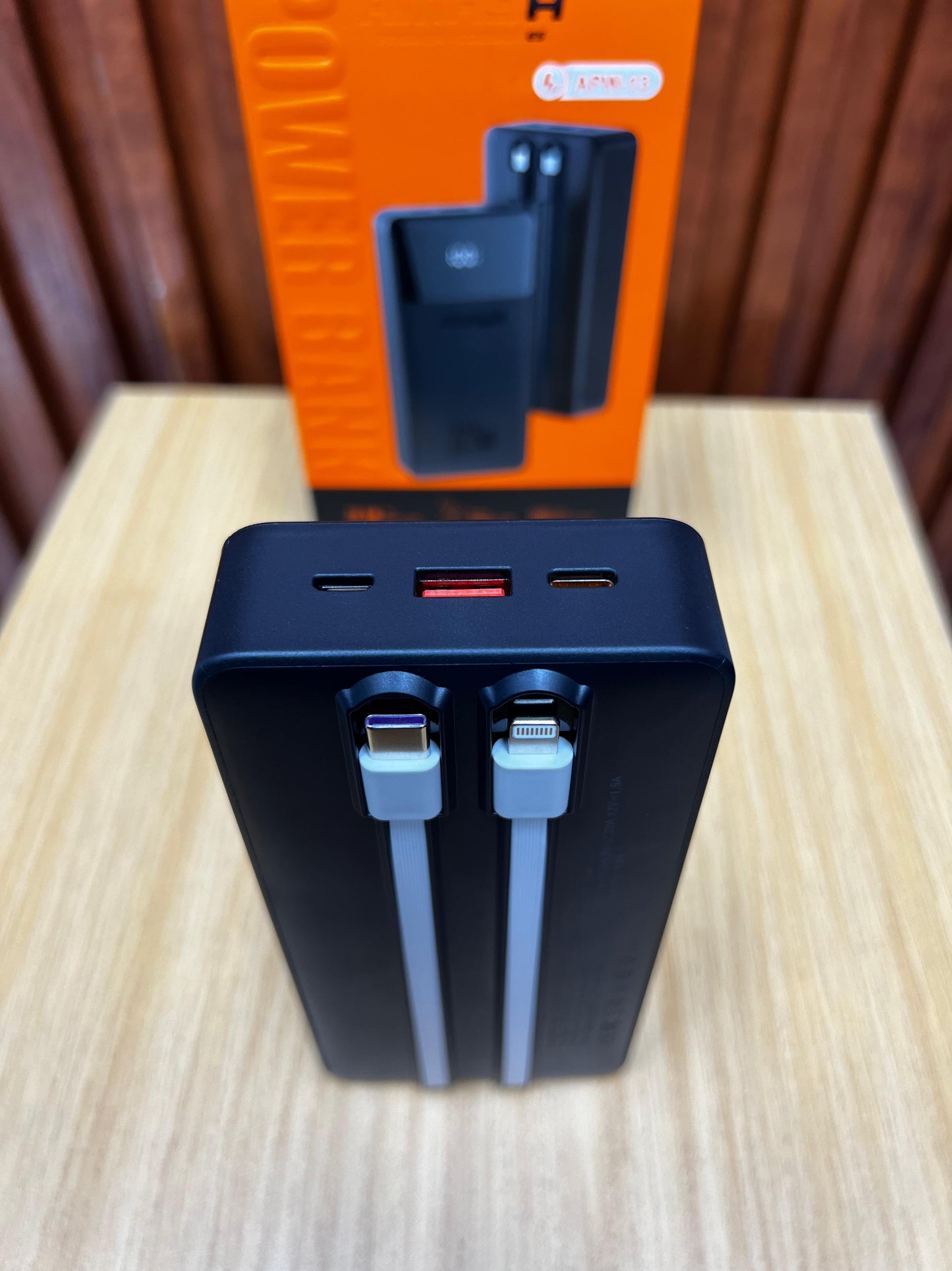 Amaya APW-13 Power Bank 20000mAh 22.5W Super Fast Charging with 2 Lines, Black