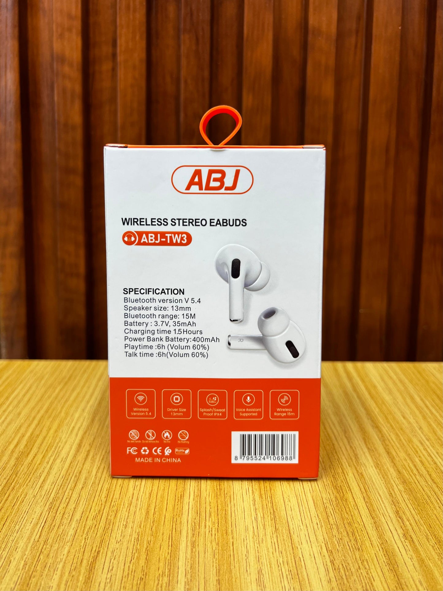 Earpods, Wireless Earduds ABJ White