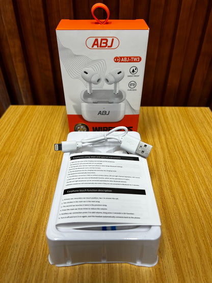 Earpods, Wireless Earduds ABJ White