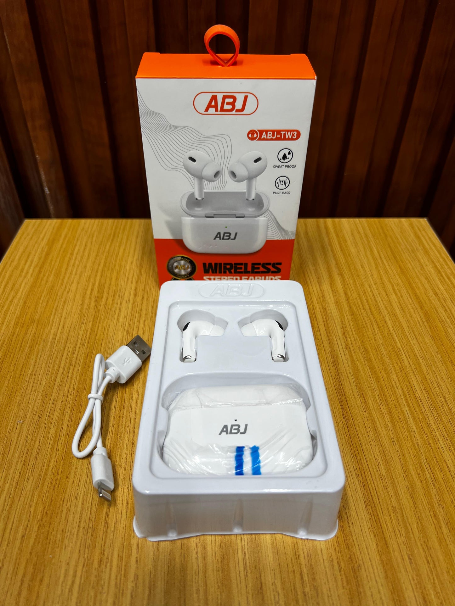 Earpods, Wireless Earduds ABJ White