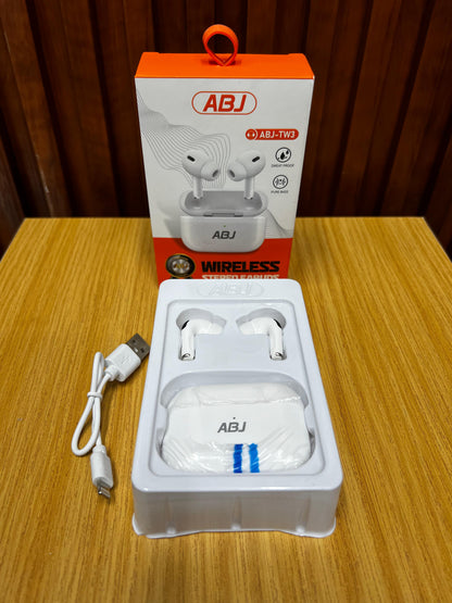 Earpods, Wireless Earduds ABJ White