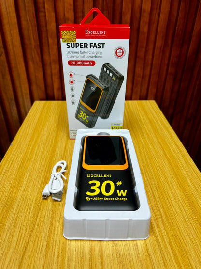 EXCELLENT POWER BANK P320 SUPER CHARGE 20000 MAh