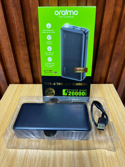 Oraimo Traveler 12 20000mAh 12W Power Bank