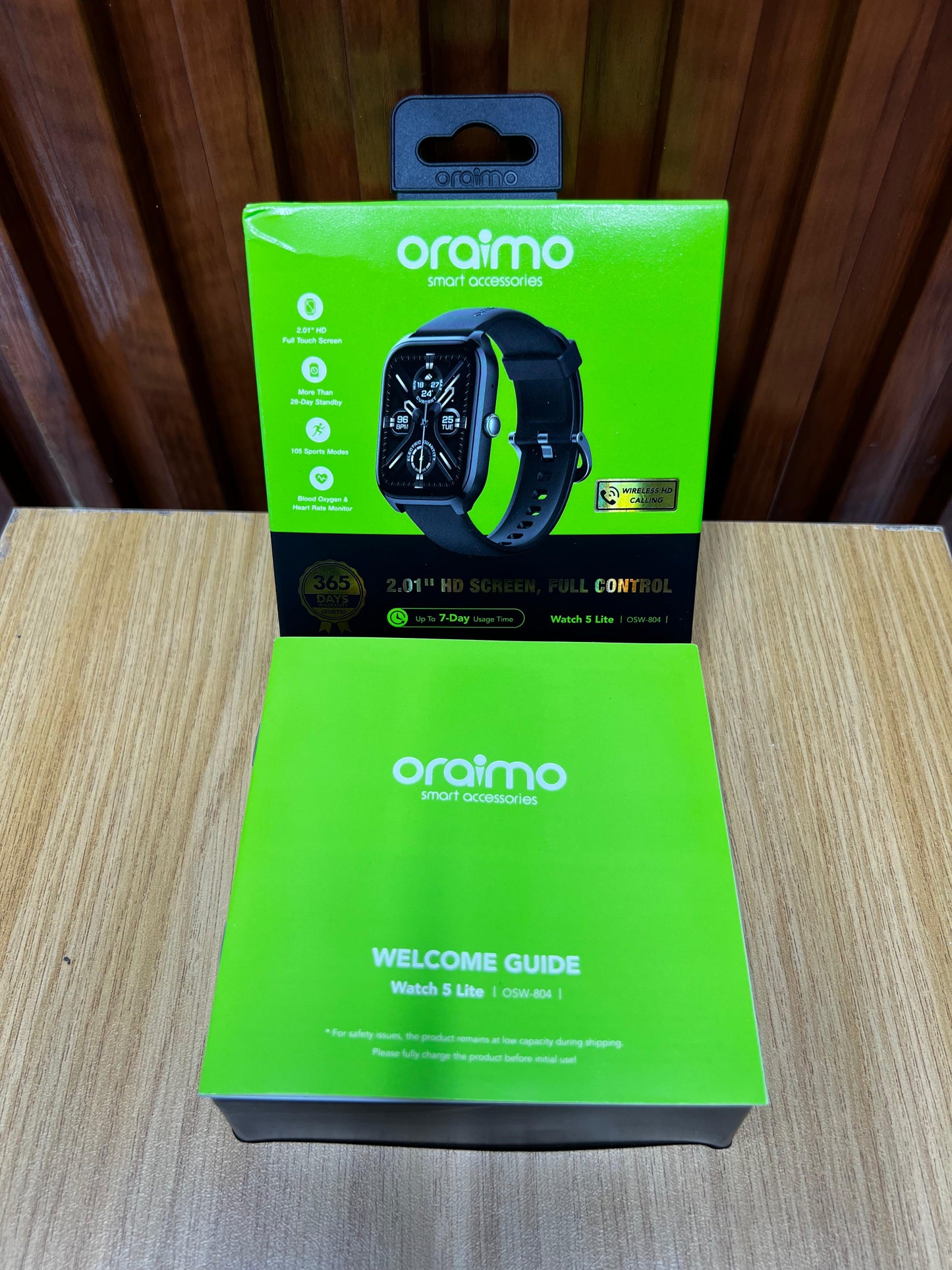 oraimo Watch 5 Lite 2.01" HD IP68 Smart Watch