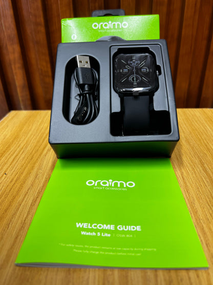 oraimo Watch 5 Lite 2.01" HD IP68 Smart Watch